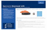 Spirent Nomad UX · Nomad UX is now part of the Umetrix platform. New! Evaluate Six Devices Simultaneously. Nomad UX includes 6 channels for evaluating mobile devices vs. 4 channels