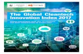 The Global Cleantech Innovation Index 2017 - WWF · The Global Cleantech Innovation Index (GCII) programme investigates where, relative to GDP, entrepreneurial clean technology companies