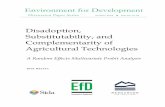 Disadoption, Substitutability, and Complementarity …...Disadoption, Substitutability, and Complementarity of Agricultural Technologies: A Random E ects Multivariate Probit Analysis.