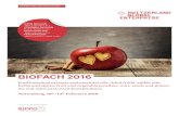 BIOFACH 2016 - Xtend2 · Find botanical extracts and essential oils, dried fruits, edible oils, herbs and spices, fruit and vegetable powders, nuts, seeds and grains, tea and other
