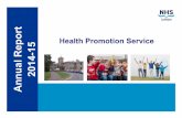 Health Promotion Service - NHS Lothian... · of integrated services and for improvement planning, self-evaluation and performance reporting within the area of positive destinations.