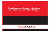 Psychosocial Support Revives Earthquake-affected …...Psychosocial Support Revives Earthquake-affected People 5 Message from the Convener Emergencies of large scale eventuate injury,
