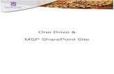 One Drive & MSP SharePoint Site - Scottish Parliament€¦ · One Drive & MSP SharePoint Quick Reference Guide Accessing Marie McHugh Page 4 Version: 1.1 –MSP SharePoint Site Sites