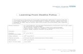 Learning From Deaths Policy - Kingston Hospital NHS ... · support the Learning Disabilities Mortality Review (LeDeR) Programme (Appendix A). The LeDeR programme, delivered by the