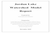 Jordan Lake Watershed Model · precipitation, the New Hope Creek watershed contributes 20% of the TP load to JL, while the Haw River watershed contributes 80%. Point sources contribute