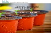NATIONAL INSTITUTE OF FOOD AND AGRICULTURE · National Institute of Food and Agriculture (NIFA), I am pleased to present NIFA’s 2018 Annual Report. Through an integrated approach,
