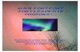 AINSI FONT FONT FONT LES PETITS PHOTONS · 2018-10-18 · 1/ Généralités sur les Aurores polaires. Autrefois appelés « lumières de Dieu », ces phénomènes électriques engendrés