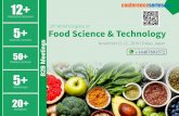 25th World Congress on Food Science & Technology · 2019-03-23 · 12+ Interactive Sessions 5+ Keynote Lectures 50+ Plenary Lectures 5+ Workshops 20+ Exhibitors B2B Meetings Dear