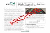 High Tunnel Irrigation and Fertigation ... AlAbAmA A&m And Auburn universities ANR-1433 High Tunnel Irrigation and Fertigation i rrigation and fertigation have become standard practice