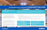 CLEAN ENERGY AND AUSTRALIA’S RETAIL PROPERTY SECTOR€¦ · AUSTRALIA’S RETAIL PROPERTY SECTOR CEFC INVESTMENT INSIGHTS In a retail property first, the CEFC has committed up to