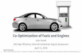 Co-Optimization of Fuels and Engines · Advanced Engine . Development . Market . Transformation . Fuel Properties . Analysis of Sustainability, Scale, Economics, Risk, and Trade .