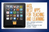 American Association of School Librarians Best Apps for ...€¦ · school Librarians BEST APPS FOR TEACHING AND LEARNING 2013 Inaugural List The Best Apps for Teaching & Learning