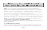 Utilizing The TCP & UDP Protocols Within RobotBASIC · Utilizing The TCP & UDP Protocols Within RobotBASIC () Page 4 of 37 A Socket is the endpoint of a bidirectional communication