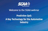Welcome to the 5GAA webinar€¦ · •NESQO (Predictable QoS and End-to-end Network Slicing for Automotive Use Cases) ... •eNESQO (Enhanced E2E Network Slicing and Predictive QoS)