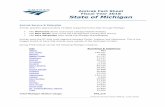 STATE OF MICHIGAN - Amtrak · PDF file 2019-12-16 · Amtrak Government Affairs: June 2019 Amtrak Fact Sheet Fiscal Year 2018 State of Michigan Amtrak Service & Ridership Amtrak operates