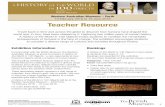 Teacher Resource - Western Australian Museummuseum.wa.gov.au/sites/default/files/A History of... · Travel back in time and across the globe to discover how humans have shaped the