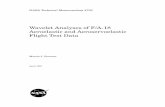 Waveket Analyses of F/A-18 Aeroelastic and Aeroservoelastic … · 2013-06-27 · Aeroelastic and Aeroservoelastic Flight Test Data Martin J. Brenner Dryden Flight Research Center