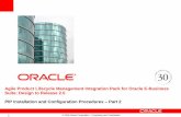 Agile Product Lifecycle Management Integration Pack for Oracle E … · Management Integration Pack for Oracle E-Business Suite: Design to Release 2.5. It is intended solely to help