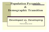 Population Pyramids Demographic Transition · PDF file Population pyramids Demographic transitions. Population Pyramids . Definition A population pyramid shows the percentage of males