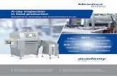 X-ray Inspection in food production · 2.1 Core components of an X-ray inspection system An X-ray inspection system consists of the three core compo-nents – the generator, detector