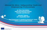 Abused No More: Safeguarding Youth and Empowering ...€¦ · Abused No More: Safeguarding Youth and Empowering Professionals Dr Theo Gavrielides IARS International Institute Founder