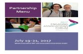 Partnership Menu - Engaging Associations Communityengagingassociations.ca/wp-content/uploads/2016/11/Engaging... · Partnership Menu July 19-21, 2017 ... points that you choose to