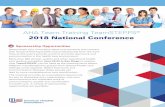 2018 National Conference - aha.orgPlenary recognition Introductions to sessions within the track Logo on conference website Plenary introduction Logo on conference electronic newsletters