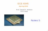 Spring 2015 - University of Houstoncourses.egr.uh.edu/ECE/ECE6345/Class Notes/Topic 4... · Spring 2015. Notes 5 . ECE 6345 . Prof. David R. Jackson . ECE Dept. 1 . Overview This