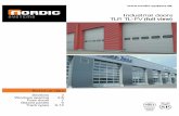 Industrial doors TLP, TL-FV (full view) - Nordic …...VL-TM SL B H SR h H h