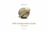 VPN Configuration Guide - equinux Website · and a D-Link DFL-800 router. The D-Link gateway is configured as a router connecting a company LAN to the Internet. This paper is only
