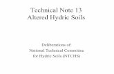 Technical Note 13 Altered Hydric Soils - nrcs.usda.gov Review: Why is a Soil Hydric XA soil is hydric