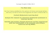 Europe Erupts in War 23-2 - Geneva High School 23-2 powerpoint.pdf · Europe Erupts in War 23-2 The Main Idea Far from being satisfied by the actions of France and Great Britain,