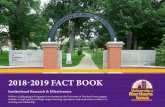 2018-2019 FACT BOOK - University of Northern Iowa · 2018-2019 FACT BOOK Institutional Research & Effectiveness Within a challenging and supportive environment, the University of