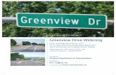 Greenview Drive Widening...A DESIGN-BUILD PROJECT Greenview Drive Widening From: Hermitage Road (Route 1541) To: 0.2 Miles South of Leesville Road (Route 682) City of Lynchburg and