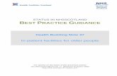 STATUS IN NHSSCOTLAND BEST PRACTICE GUIDANCE · 9 780113 227044 ISBN 0-11-322704-3 . DH INFORMATION READER BOX Policy Estates HR / Workforce Performance Management IM & T Estates