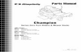 Champion Series Zero-Turn Riders & Mower Decks Parts Manualdl.owneriq.net/3/39c3d5e8-0c9e-4b4c-a5eb-7cf6de6ba5a1.pdf · Parts Manual Rev. 08/2003 Champion Series Zero-Turn Riders