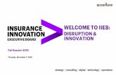 WELCOME TO IIEB - Accenture Insurance Blog...Sources: Accenture Research Disruptability Index 2.0 Increase between 2011–18 in total assets on the balance sheets of the companies