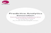 Predictive Analytics Innovationie.theinnovationenterprise.com/eb/PALondon-Brochure.pdf · The Predictive Analytics Innovation Summit brings together thought leaders from the industry