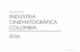 RESUMEN INDUSTRIA CINEMATOGRÁFICA COLOMBIA 2016 de la industria...27 destinos 01-sep-16 cine colombia alexander giraldo 5,829 28 dos muejeres y una vaca 19-may-16 cineplex efraÍn