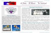 Volume 22 Issue 10 October 2019 On The Vine · Alysia Broadfield Fallen Officer Honored at Local Church ... Pam Price and David Klempin brought to our attention a couple of which