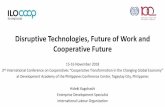 Disruptive Technologies, Future of Work and Cooperative Future · ^Recent changes put the competitiveness paradigm of low-cost manufacturing exports as a means for growth and development