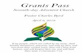 Grants Pass...2019/04/04  · and resume next Friday at 7:50 PM ~ TO OUR GUESTS~ Welcome to the family of the Grants Pass Seventh-day Adventist Church. If you desire a place where