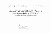 Community Health Needs Assessment (CHNA) Summarizing …shopping, and for medical attention. Mercy – North Iowa has become the largest employer in the area; in recent years it was