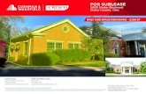 FOR SUBLEASE - LoopNet · PDF file 2019-10-25 · • 2,196 SF sublease opportunity in prime Shaker Heights location • Building constructed in 1996 and fully renovated in 2014 with