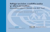 Migración calificada · Agradecemos enormemente el trabajo de los involucrados en los documentos de trabajos originales y el de los expertos que participaron en la reunión técnica.
