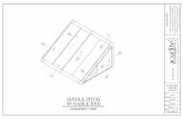 ALL DETAILS AS SHOWN ARE FOR REFERENCE ONLY AND … · 2020-02-13 · w/ gable end isometric view single pitch c.h.m. drawn by: k.a.m. checked by: date - issue: sheet: scale: standard