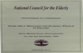 NATIONAL COUNCIL FOR THE ELDERLY - NCAOP · Chairman, National Council for the Elderly The National Council for the Elderly was established in 1981 as the National Council for the