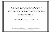 LUCAS COUNTY PLAN COMMISSION REPORT MAY 22, 2013 · 5/22/2013  · The staff recommends that the Lucas County Planning Commission recommend approval of Z20-C961, a zone change request