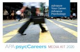 Advance Your Career. Advance Psychology. · with booth RESUME DATABASE Unlimited access through August 31, 2020 MOBILE APP APA Convention mobile app listing JOB IN MARKETING EMAILS