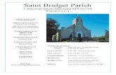 Saint Bridget Parishsaintbridgetmaynard.com/bulletin/080519.pdfAppeal, St Bridget has raised $26,440. We are at 89% of our goal of $29,857 and have $3,417 left to go. A sincere thank